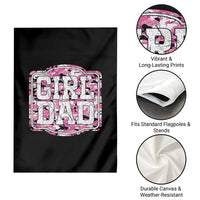 Girl Dad Garden Flag Pink Camo Hunting Daddy Father's Day - Wonder Print Shop