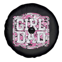 Girl Dad Spare Tire Cover Pink Camo Hunting Daddy Father's Day - Wonder Print Shop