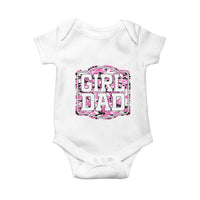Girl Dad Baby Onesie Pink Camo Hunting Daddy Father's Day - Wonder Print Shop