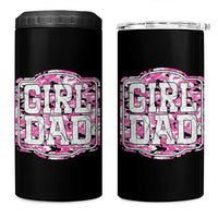 Girl Dad 4 in 1 Can Cooler Tumbler Pink Camo Hunting Daddy Father's Day - Wonder Print Shop