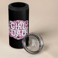 Girl Dad 4 in 1 Can Cooler Tumbler Pink Camo Hunting Daddy Father's Day - Wonder Print Shop