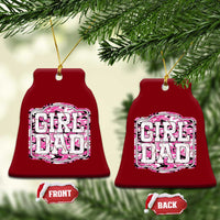 Girl Dad Ceramic Ornament Pink Camo Hunting Daddy Father's Day - Wonder Print Shop