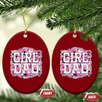 Girl Dad Ceramic Ornament Pink Camo Hunting Daddy Father's Day - Wonder Print Shop
