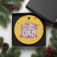Girl Dad Ceramic Ornament Pink Camo Hunting Daddy Father's Day - Wonder Print Shop