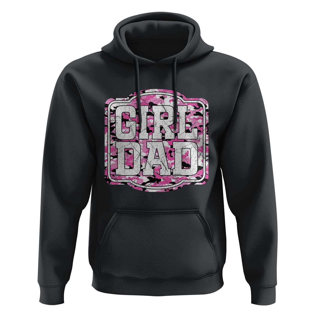 Girl Dad Hoodie Pink Camo Hunting Daddy Father's Day - Wonder Print Shop