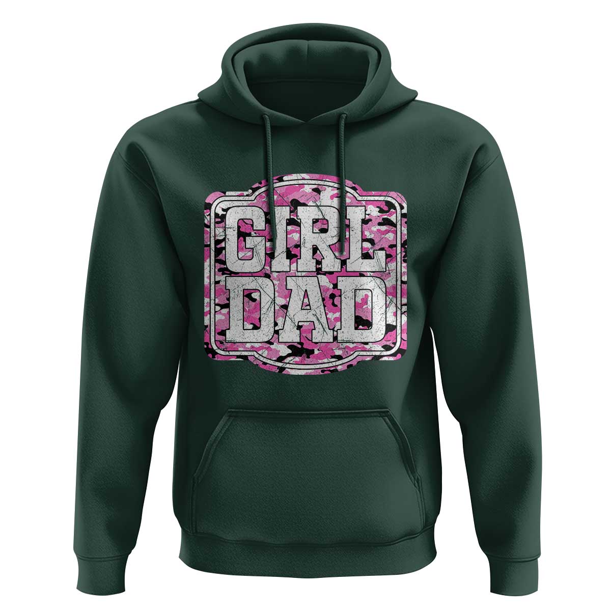 Girl Dad Hoodie Pink Camo Hunting Daddy Father's Day - Wonder Print Shop