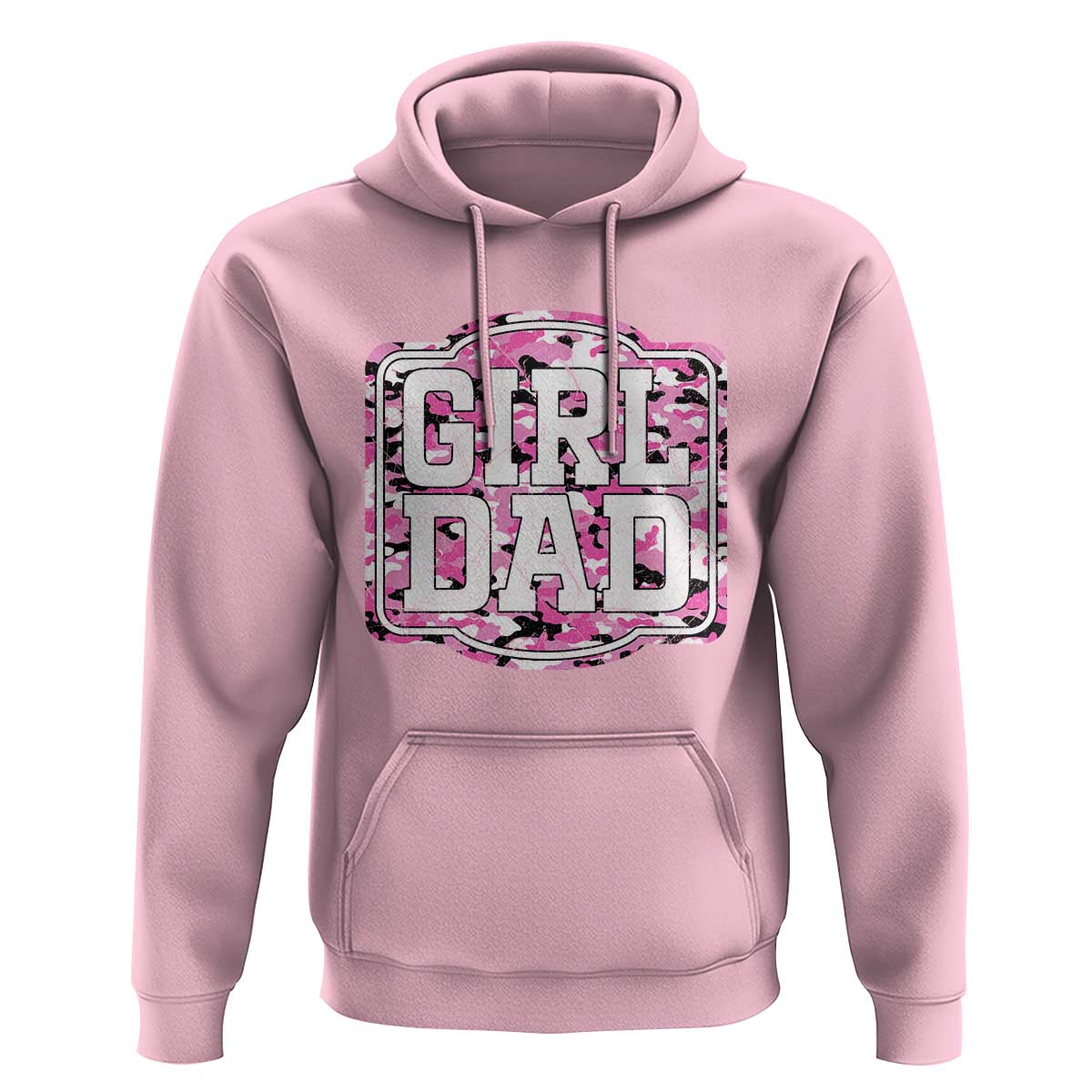Girl Dad Hoodie Pink Camo Hunting Daddy Father's Day - Wonder Print Shop