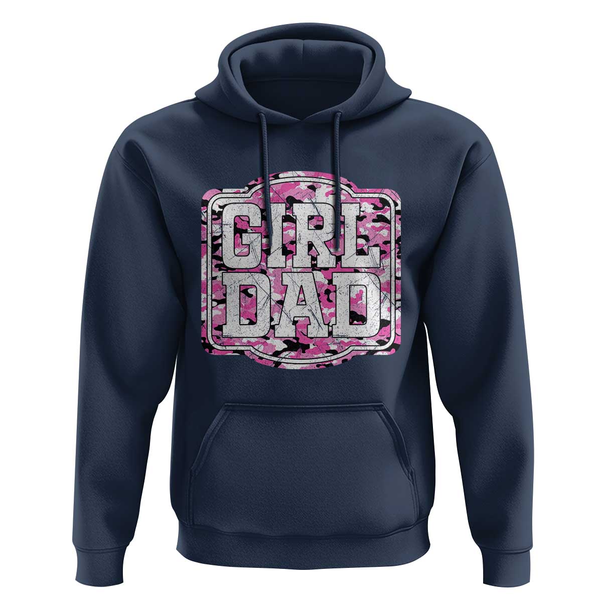 Girl Dad Hoodie Pink Camo Hunting Daddy Father's Day - Wonder Print Shop