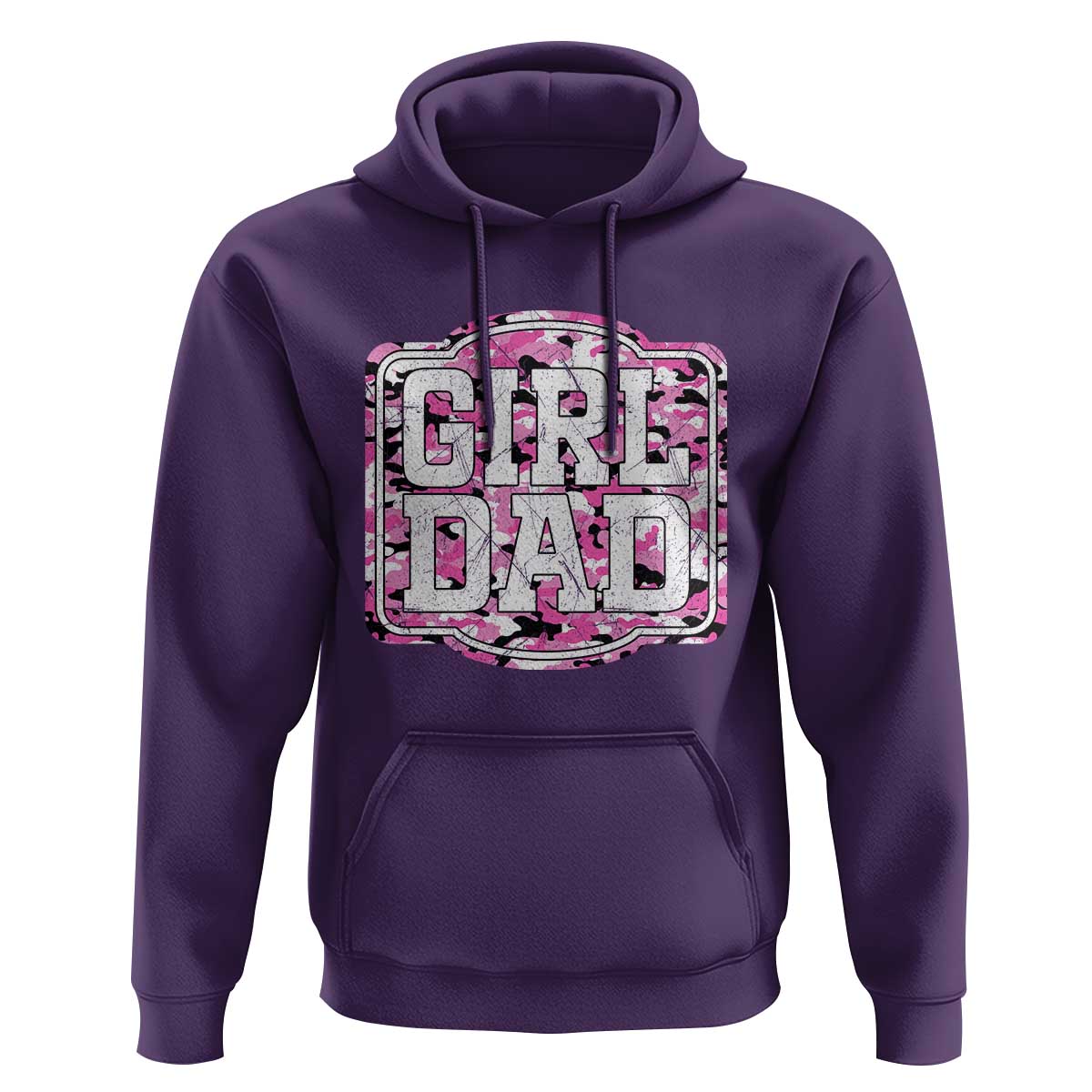 Girl Dad Hoodie Pink Camo Hunting Daddy Father's Day - Wonder Print Shop