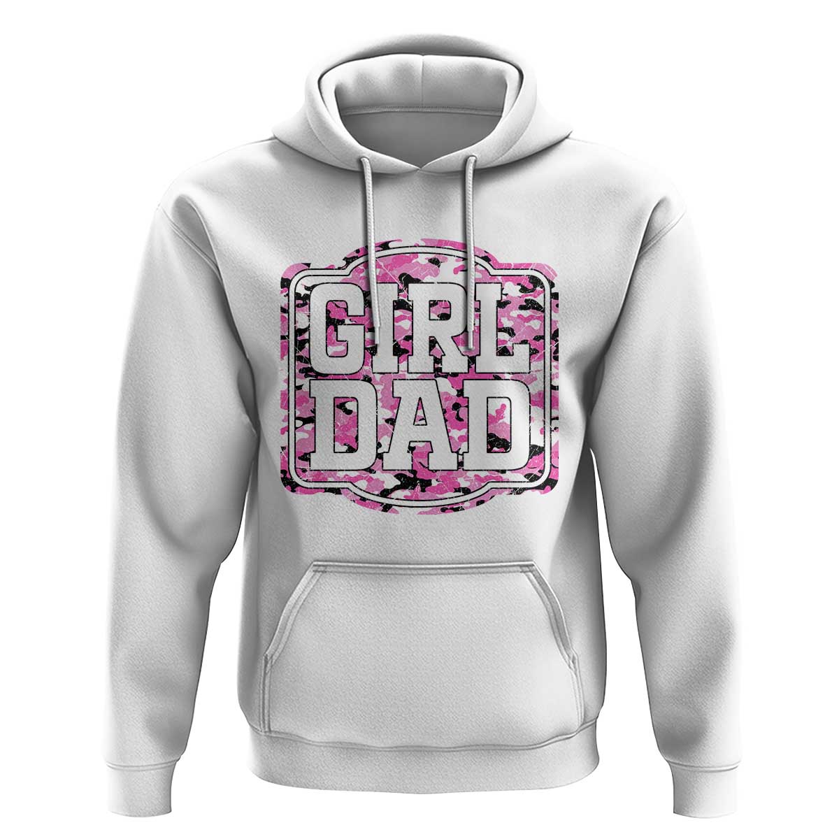 Girl Dad Hoodie Pink Camo Hunting Daddy Father's Day - Wonder Print Shop