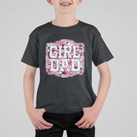 Girl Dad T Shirt For Kid Pink Camo Hunting Daddy Father's Day - Wonder Print Shop