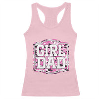 Girl Dad Racerback Tank Top Pink Camo Hunting Daddy Father's Day - Wonder Print Shop
