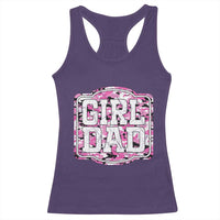 Girl Dad Racerback Tank Top Pink Camo Hunting Daddy Father's Day - Wonder Print Shop