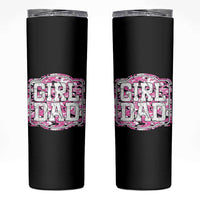 Girl Dad Skinny Tumbler Pink Camo Hunting Daddy Father's Day - Wonder Print Shop