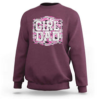 Girl Dad Sweatshirt Pink Camo Hunting Daddy Father's Day - Wonder Print Shop