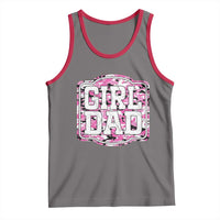 Girl Dad Tank Top Pink Camo Hunting Daddy Father's Day - Wonder Print Shop