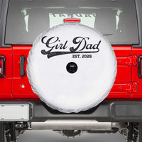 Girl Dad Est 2026 Spare Tire Cover Dad Of Girl 2026 Baby Announcement - Wonder Print Shop