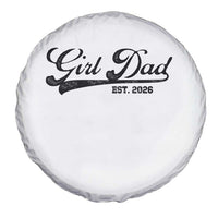 Girl Dad Est 2026 Spare Tire Cover Dad Of Girl 2026 Baby Announcement - Wonder Print Shop