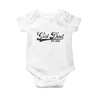 Girl Dad Est 2026 Baby Onesie Dad Of Girl 2026 Baby Announcement - Wonder Print Shop