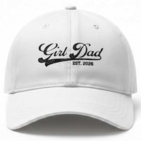 Girl Dad Est 2026 Baseball Cap Dad Of Girl 2026 Baby Announcement