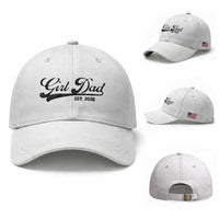 Girl Dad Est 2026 Baseball Cap Dad Of Girl 2026 Baby Announcement