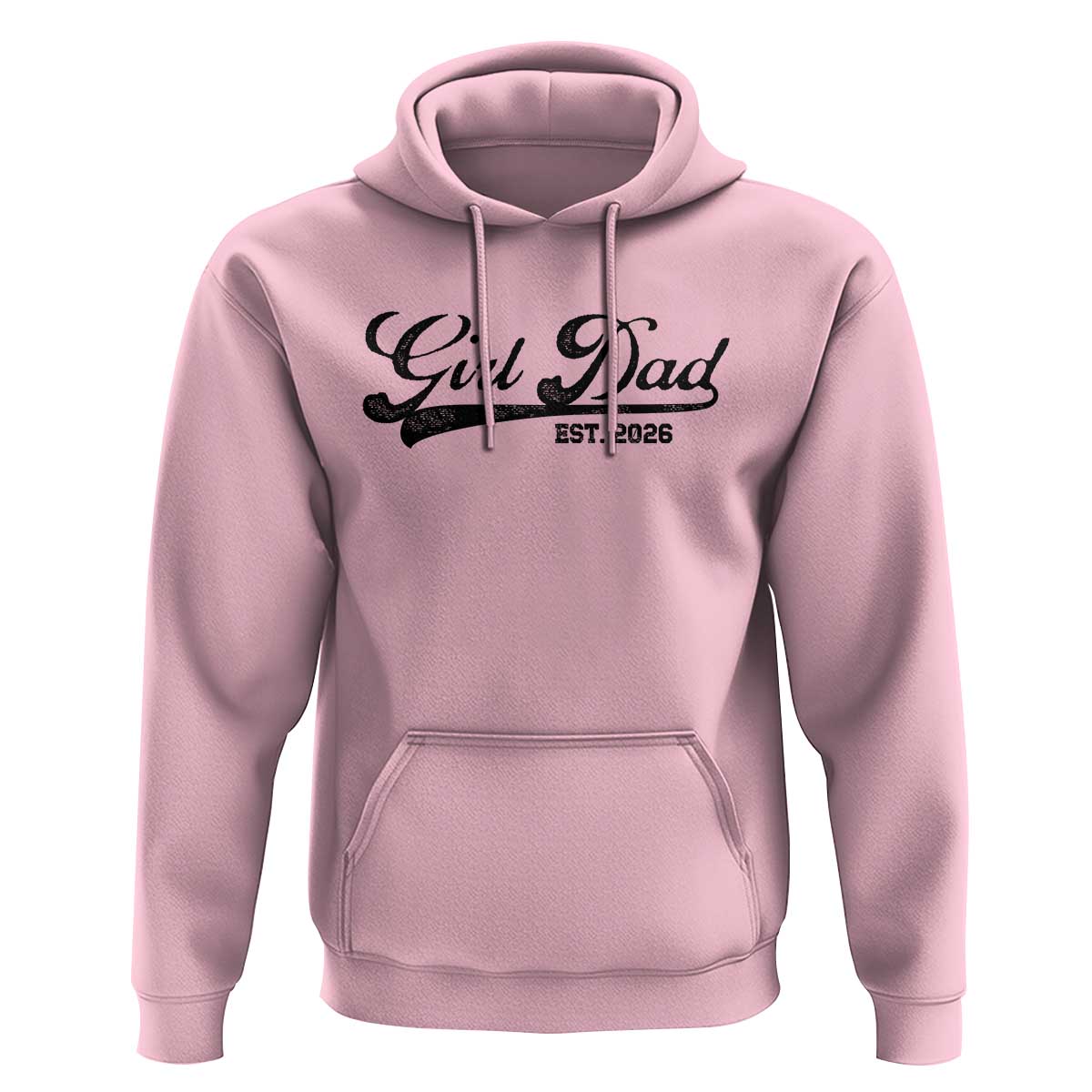 Girl Dad Est 2026 Hoodie Dad Of Girl 2026 Baby Announcement - Wonder Print Shop