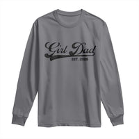 Girl Dad Est 2026 Long Sleeve Shirt Dad Of Girl 2026 Baby Announcement - Wonder Print Shop