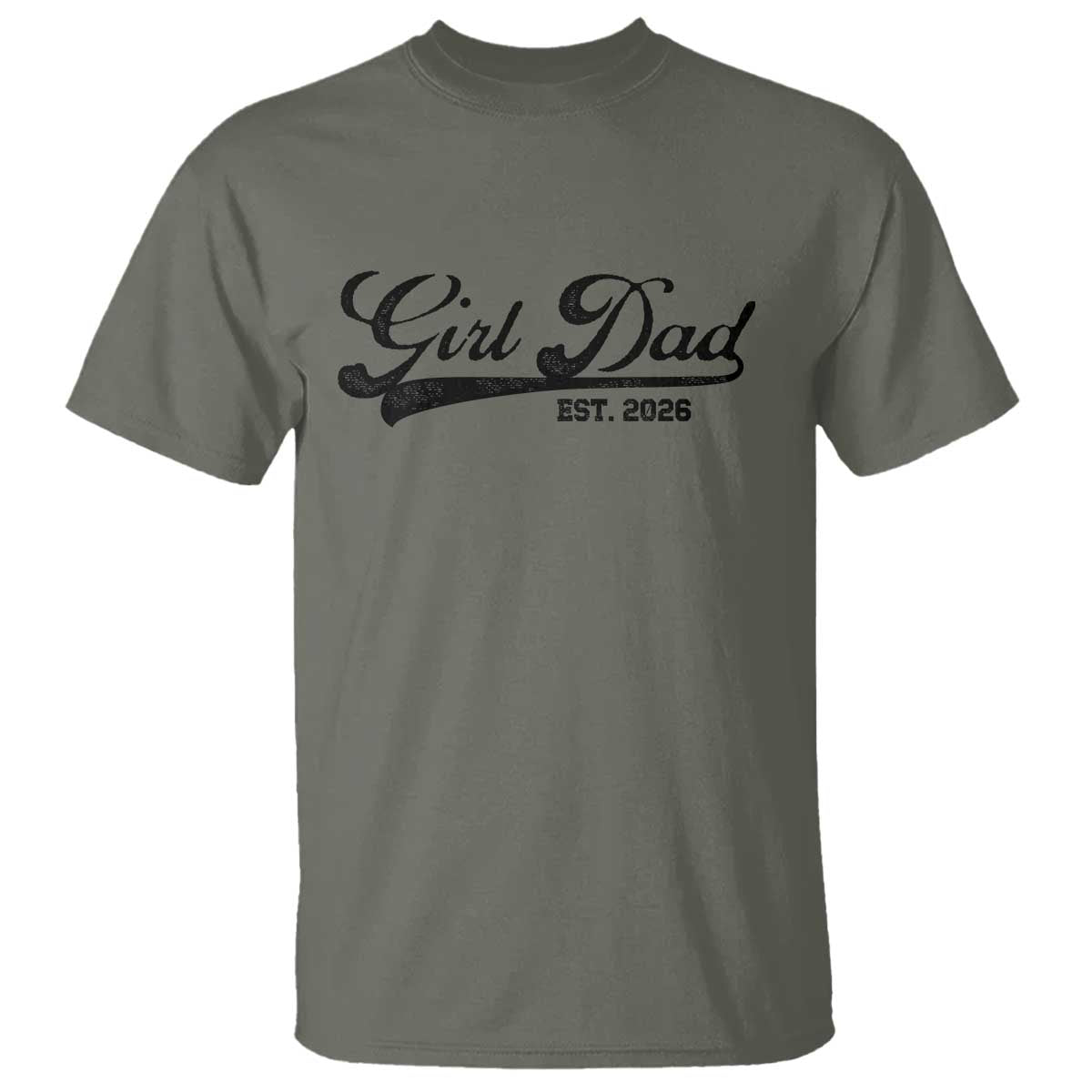 Girl Dad Est 2026 T Shirt Dad Of Girl 2026 Baby Announcement - Wonder Print Shop