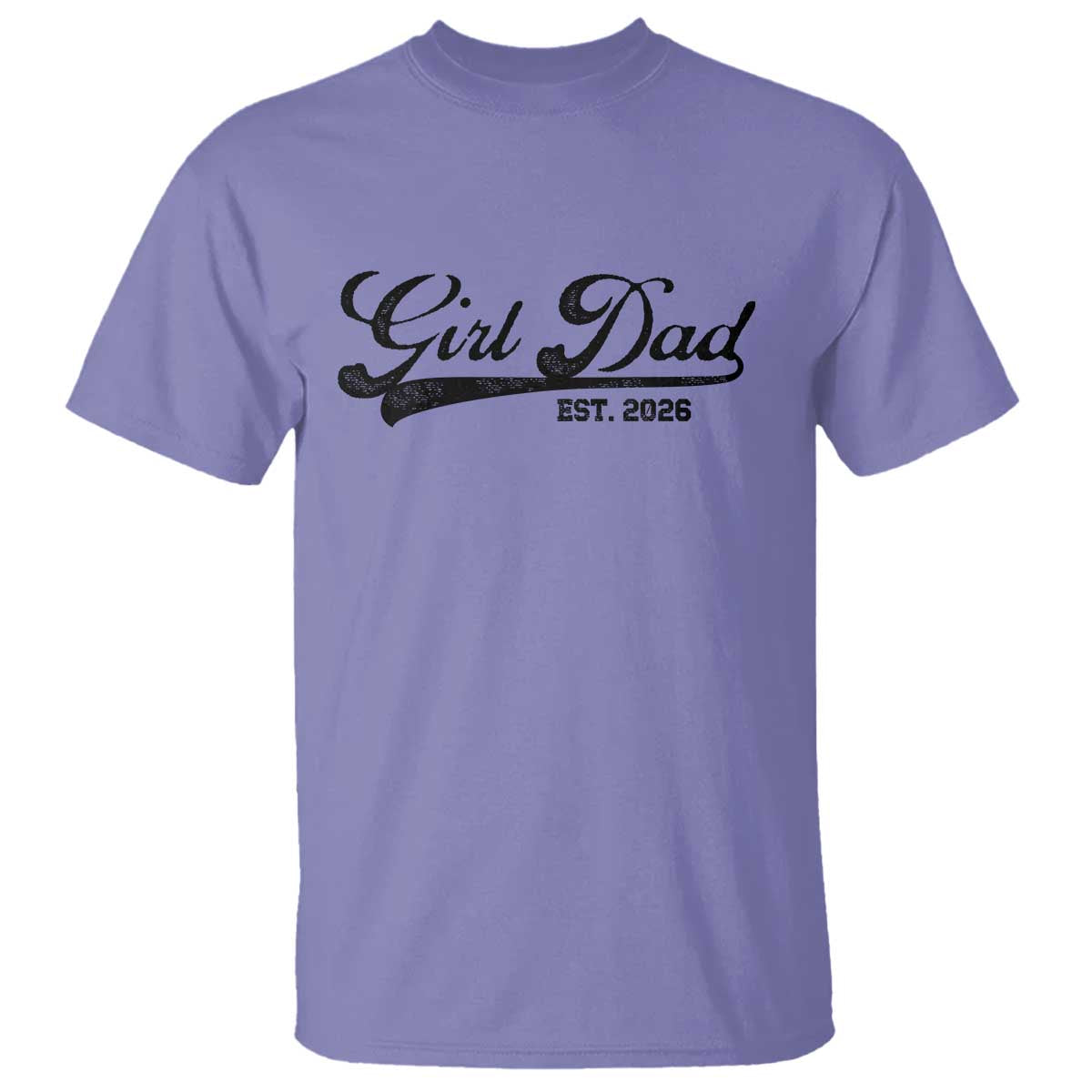Girl Dad Est 2026 T Shirt Dad Of Girl 2026 Baby Announcement - Wonder Print Shop