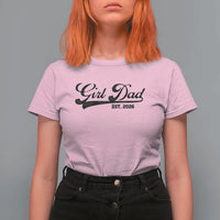 Girl Dad Est 2026 T Shirt For Women Dad Of Girl 2026 Baby Announcement - Wonder Print Shop
