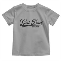 Girl Dad Est 2026 Toddler T Shirt Dad Of Girl 2026 Baby Announcement - Wonder Print Shop