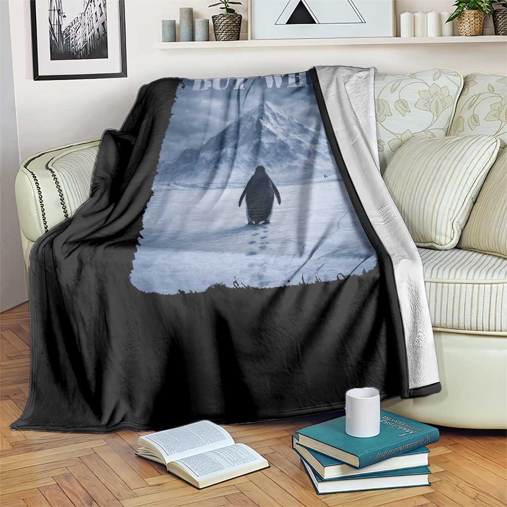 Nihilist Penguin But Why Throw Blanket Snow Mountains Motivational Penguin Meme