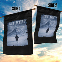 Nihilist Penguin But Why Garden Flag Snow Mountains Motivational Penguin Meme