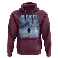 Nihilist Penguin But Why Hoodie Snow Mountains Motivational Penguin Meme