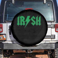 Funny Irish Rocker St Patrickss Day Lightning Bolt Rock and Roll Spare Tire Cover