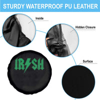 Funny Irish Rocker St Patrickss Day Lightning Bolt Rock and Roll Spare Tire Cover