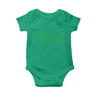 Funny Irish Rocker St Patrickss Day Lightning Bolt Rock and Roll Baby Onesie