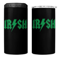Funny Irish Rocker St Patrickss Day Lightning Bolt Rock and Roll 4 in 1 Can Cooler Tumbler