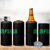 Funny Irish Rocker St Patrickss Day Lightning Bolt Rock and Roll 4 in 1 Can Cooler Tumbler