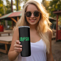 Funny Irish Rocker St Patrickss Day Lightning Bolt Rock and Roll Skinny Tumbler