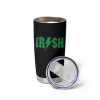 Funny Irish Rocker St Patrickss Day Lightning Bolt Rock and Roll Tumbler Cup