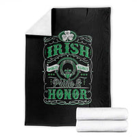 Vintage Irish Pride And Honor St Patricks Day Throw Blanket