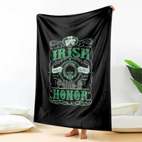 Vintage Irish Pride And Honor St Patricks Day Throw Blanket