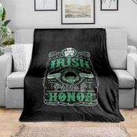Vintage Irish Pride And Honor St Patricks Day Throw Blanket