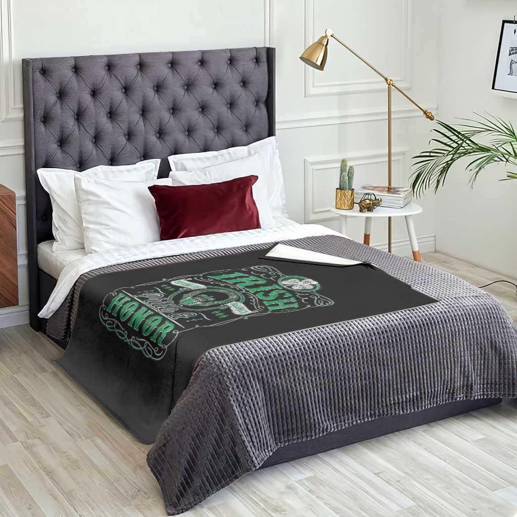 Vintage Irish Pride And Honor St Patricks Day Throw Blanket
