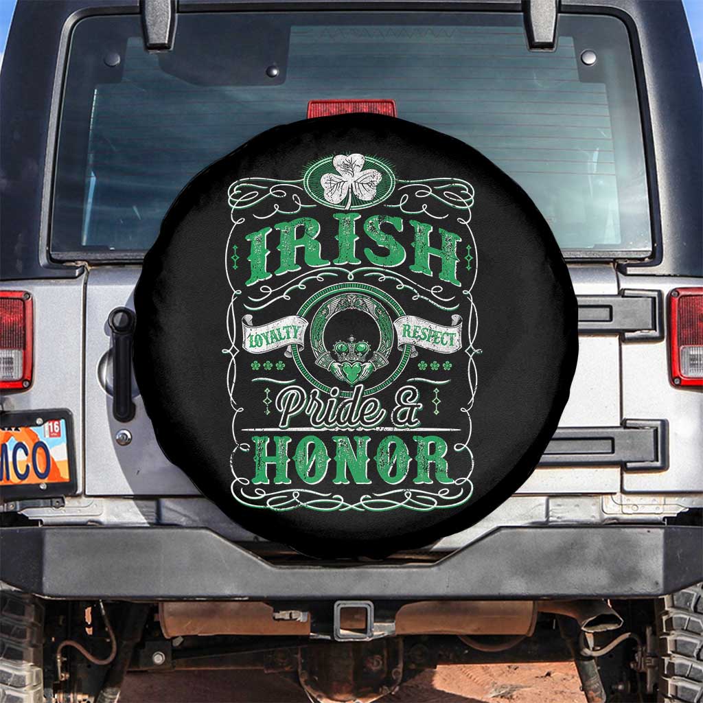 Vintage Irish Pride And Honor St Patricks Day Spare Tire Cover
