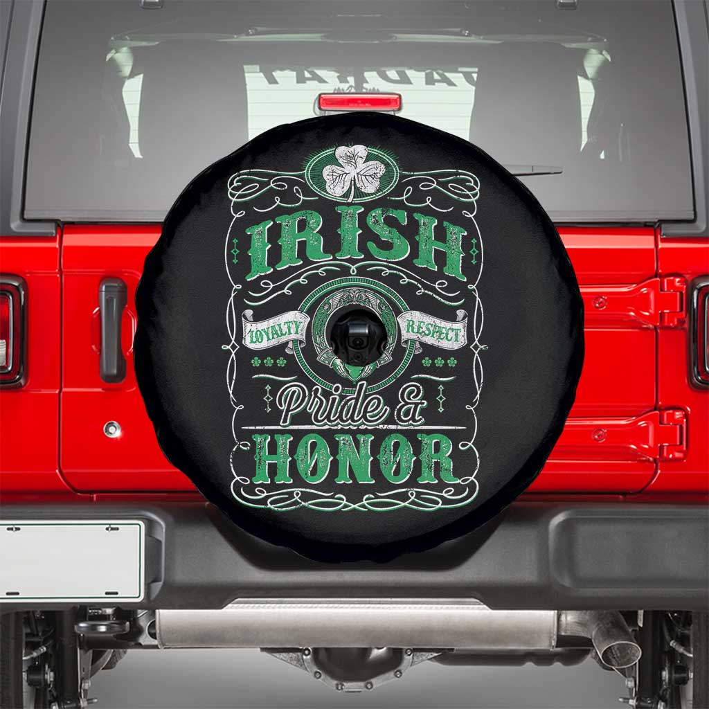 Vintage Irish Pride And Honor St Patricks Day Spare Tire Cover