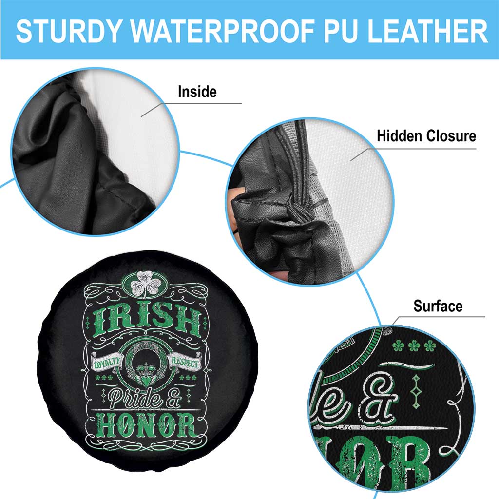 Vintage Irish Pride And Honor St Patricks Day Spare Tire Cover