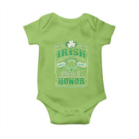 Vintage Irish Pride And Honor St Patricks Day Baby Onesie