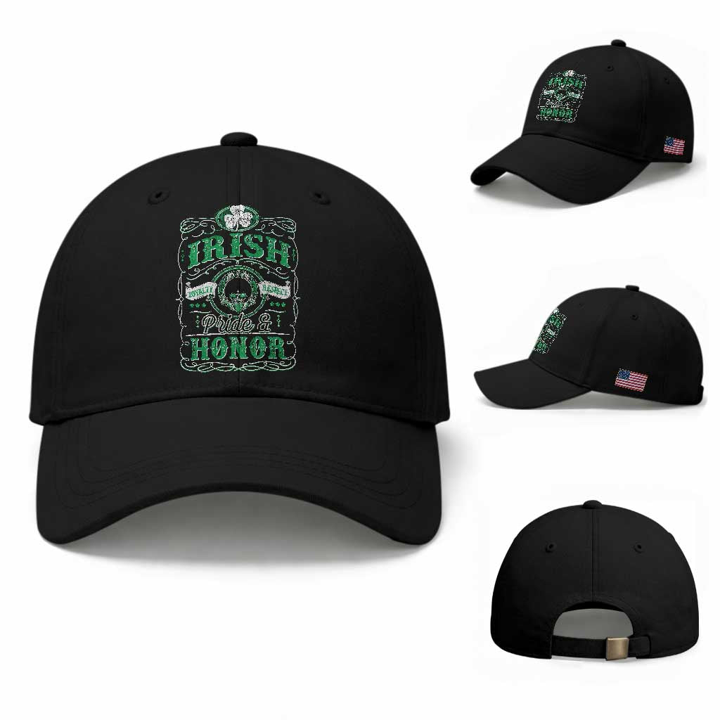 Vintage Irish Pride And Honor St Patricks Day Baseball Cap